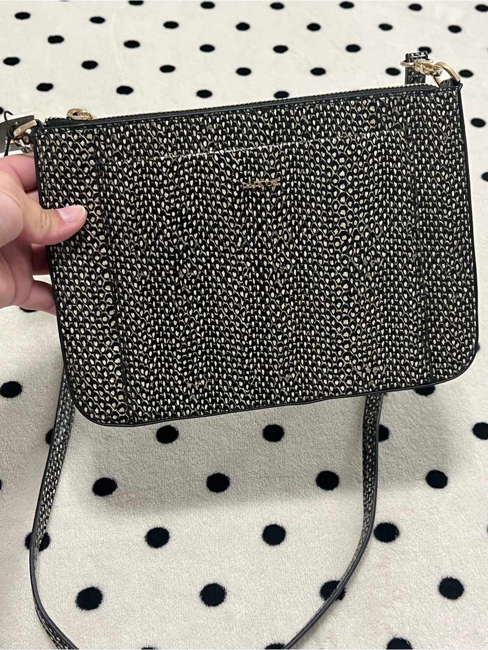 NWT Parfois Snake Print Slim Crossbody Bag